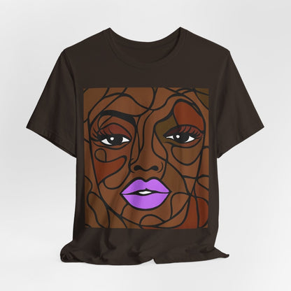 Brown Skin Face Shirt - Afrocentric Art by The Trini Gee