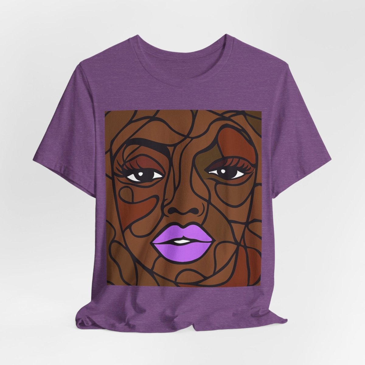 Brown Skin Face Shirt - Afrocentric Art by The Trini Gee