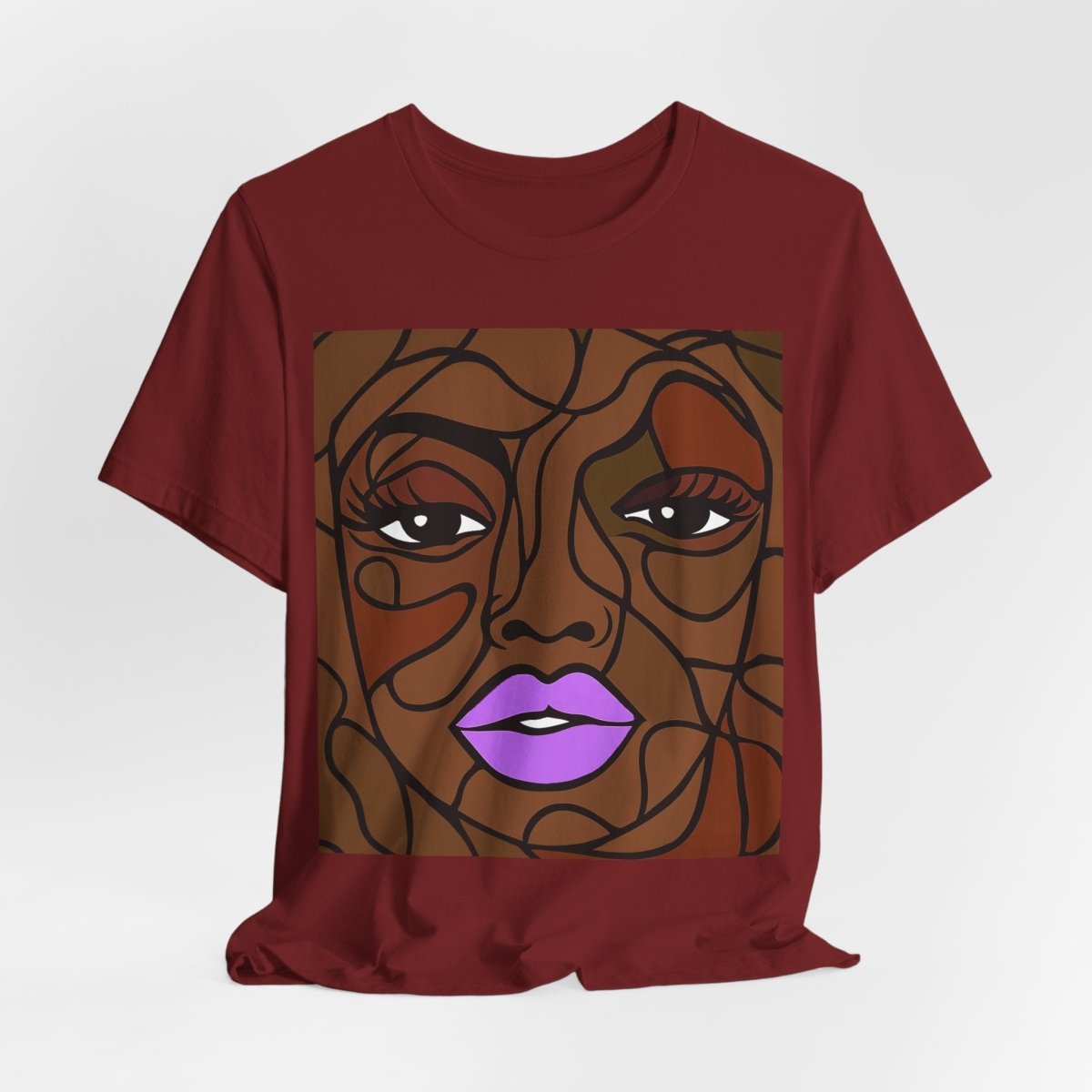 Brown Skin Face Shirt - Afrocentric Art by The Trini Gee