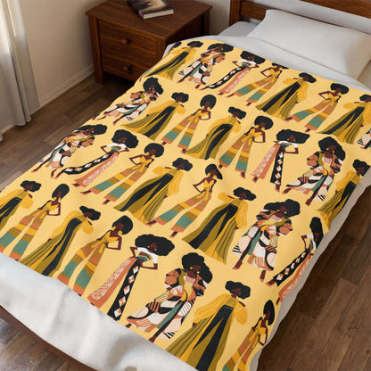 Afro Chic Throw Blanket