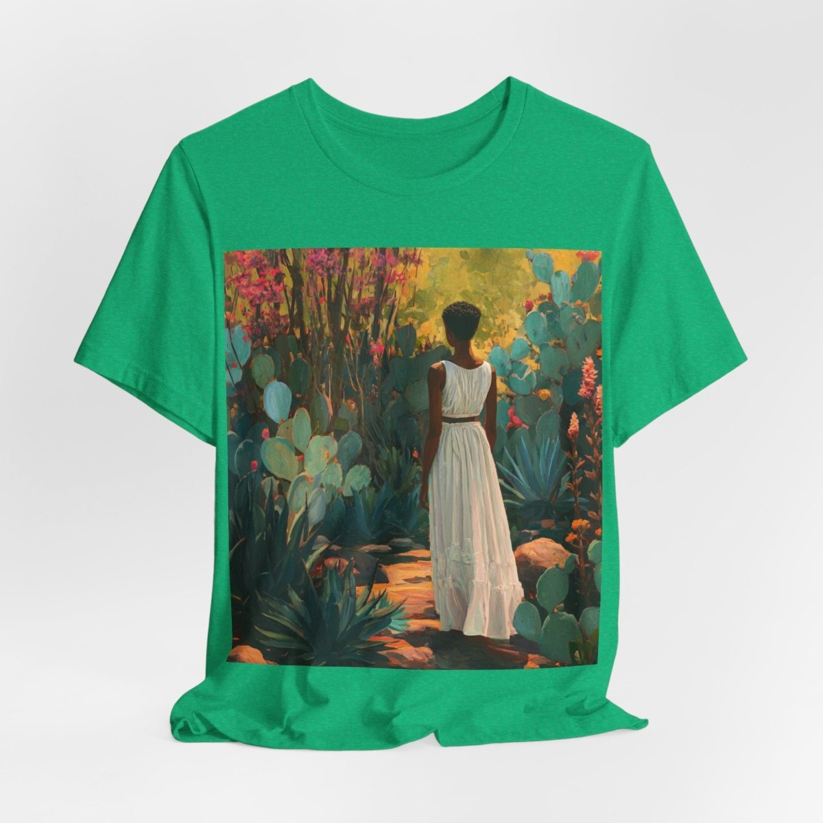 Cacti Garden Shirt - Afrocentric Art by The Trini Gee