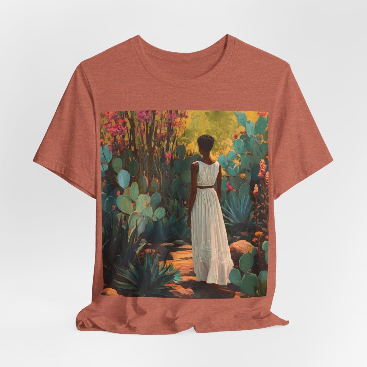 Cacti Garden Shirt - Afrocentric Art by The Trini Gee