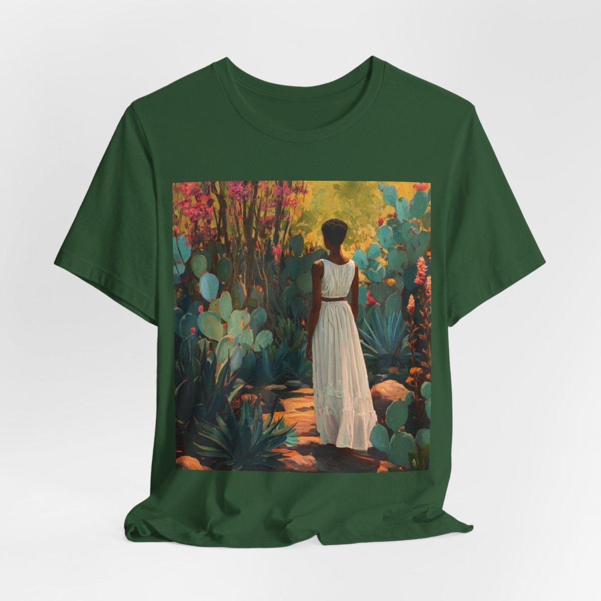 Cacti Garden Shirt - Afrocentric Art by The Trini Gee