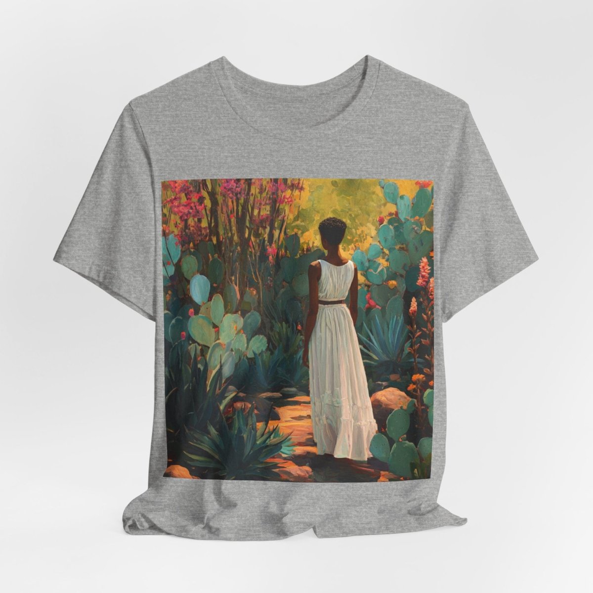 Cacti Garden Shirt - Afrocentric Art by The Trini Gee