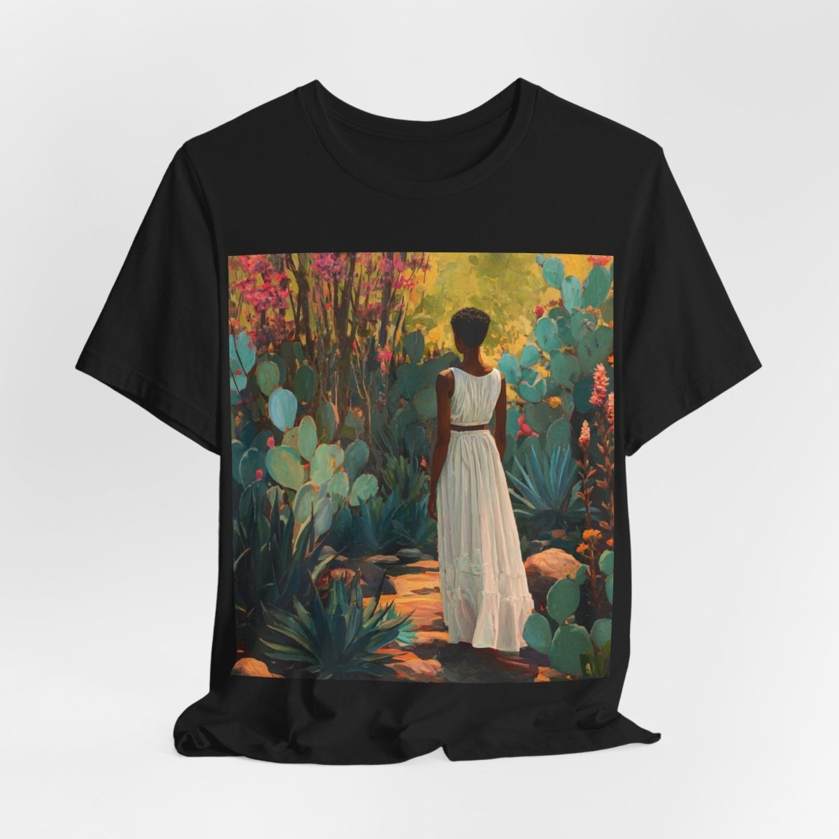 Cacti Garden Shirt - Afrocentric Art by The Trini Gee