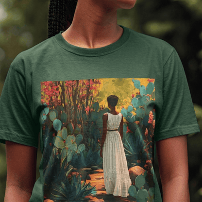 Cacti Garden Shirt - Afrocentric Art by The Trini Gee