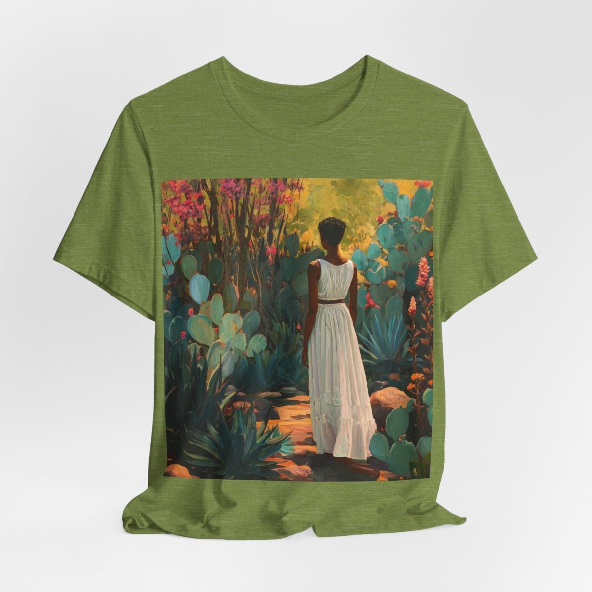 Cacti Garden Shirt - Afrocentric Art by The Trini Gee