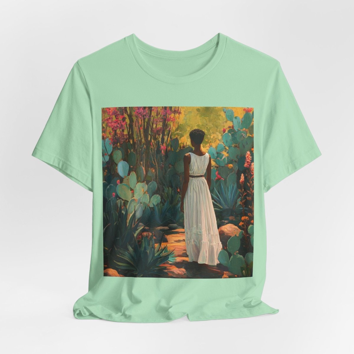 Cacti Garden Shirt - Afrocentric Art by The Trini Gee