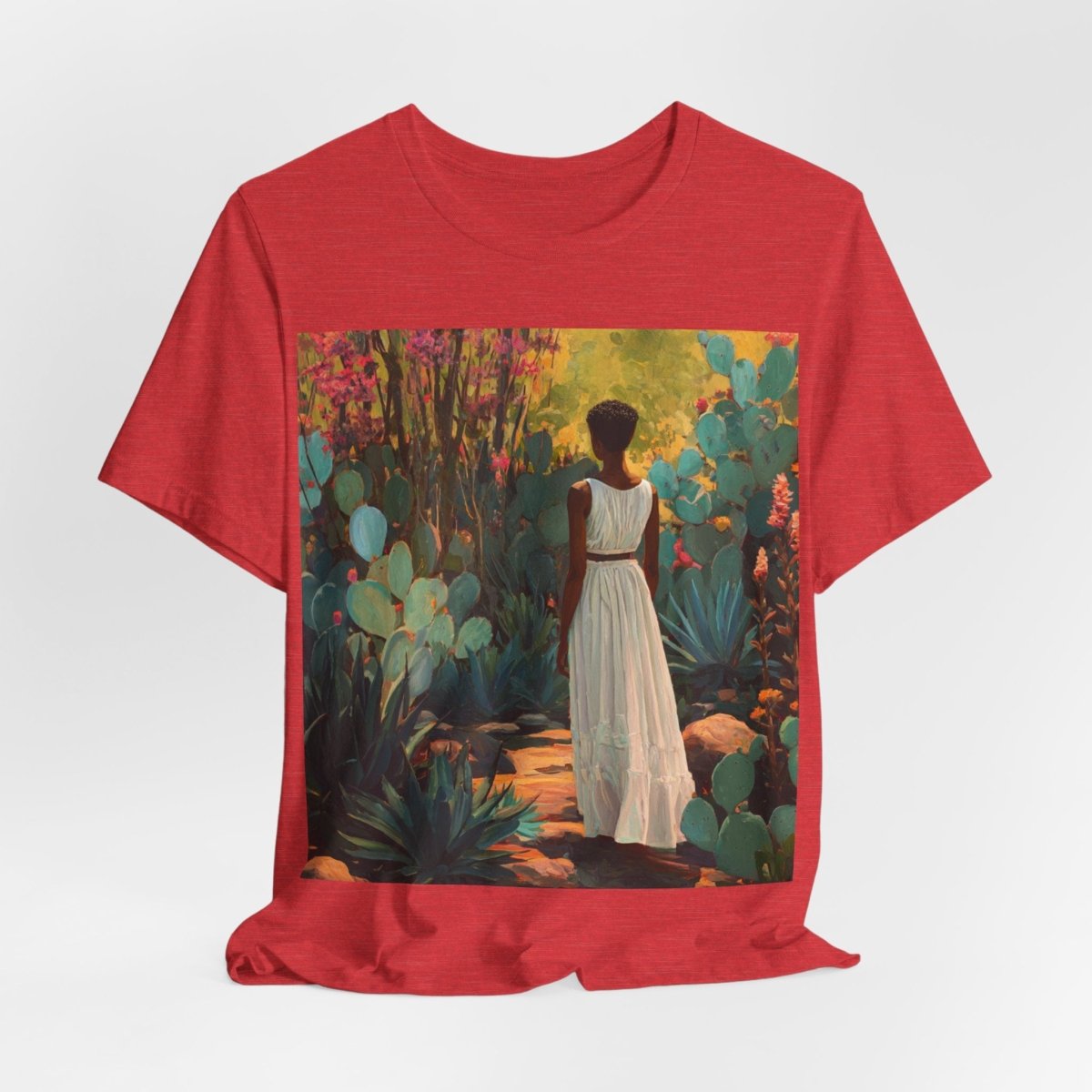 Cacti Garden Shirt - Afrocentric Art by The Trini Gee