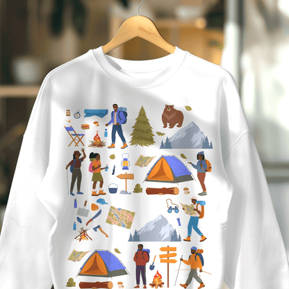 Camping and Hiking Sweatshirt - The Trini Gee