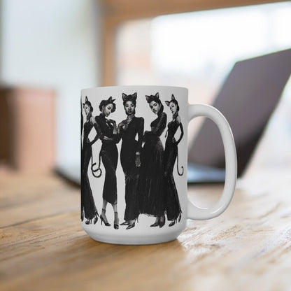 Cat Cosplay Mug - Afrocentric Art by The Trini Gee