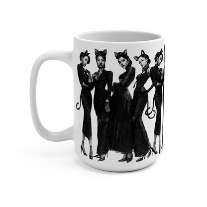 Cat Cosplay Mug - Afrocentric Art by The Trini Gee