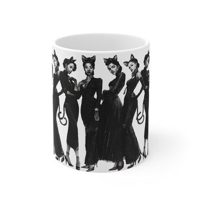 Cat Cosplay Mug - Afrocentric Art by The Trini Gee