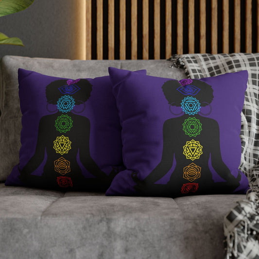 Afro Chakras Pillow