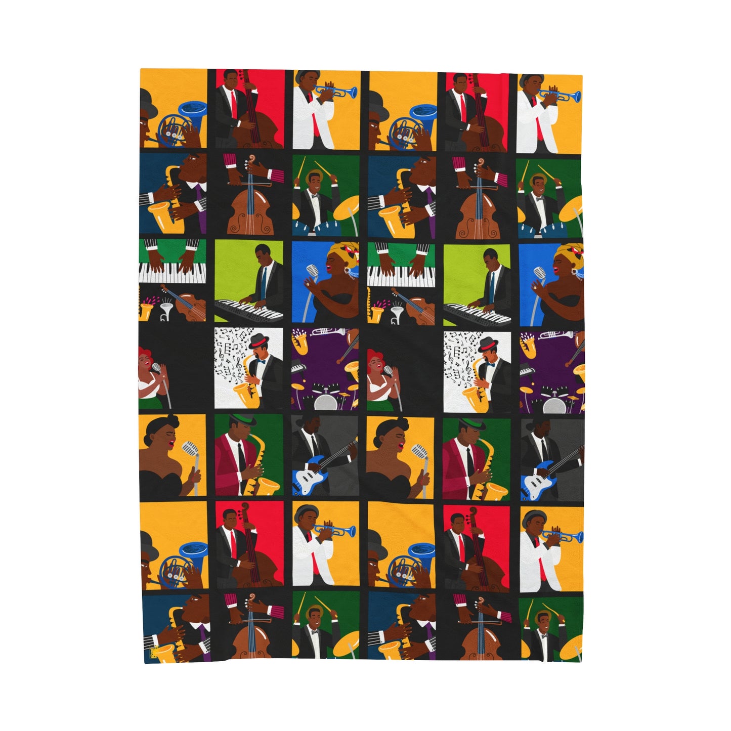 Jazz Music Throw Blanket