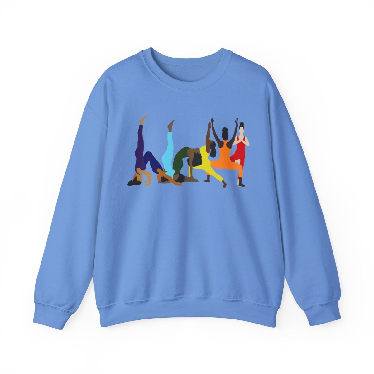 Chakra Yoga Women Sweatshirt - Afrocentric Art by The Trini Gee