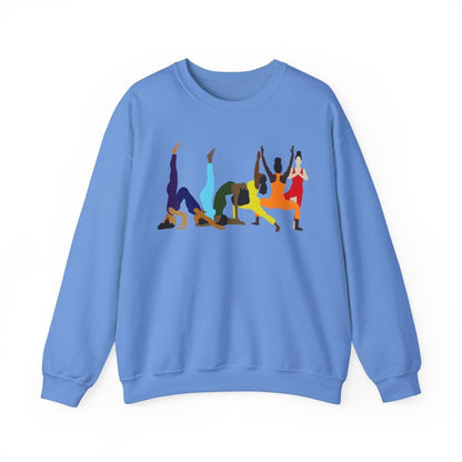 Chakra Yoga Women Sweatshirt - Afrocentric Art by The Trini Gee