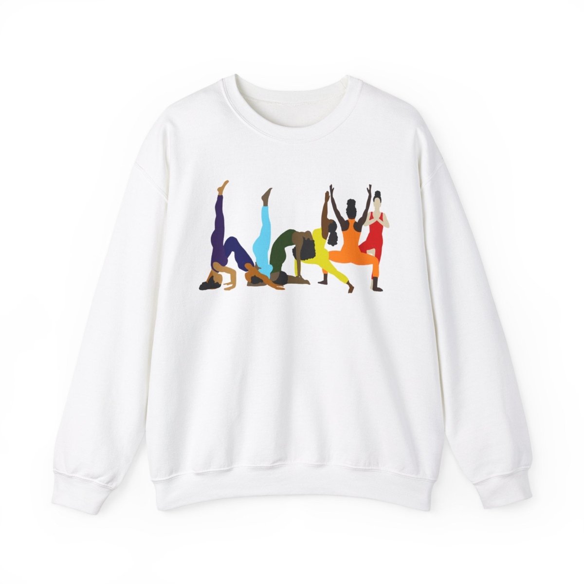 Chakra Yoga Women Sweatshirt - Afrocentric Art by The Trini Gee