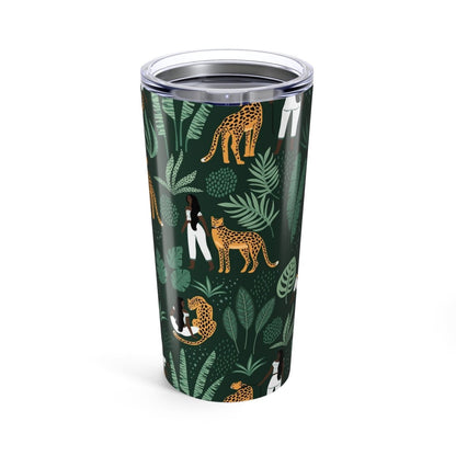 Cheetah Woman 20oz Tumbler - Afrocentric Art by The Trini Gee