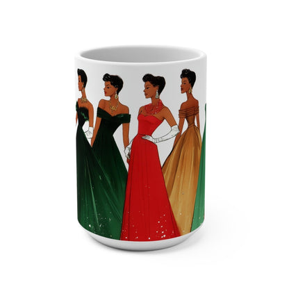 Christmas Fashion Mug - Afrocentric Art by The Trini Gee