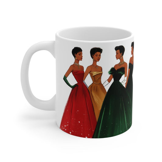 Christmas Fashion Mug - Afrocentric Art by The Trini Gee