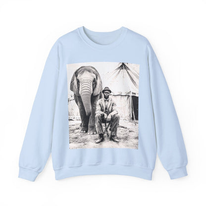 Circus Elephant Sweatshirt - Afrocentric Art by The Trini Gee
