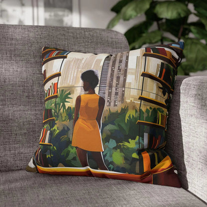 City Library Pillow - The Trini Gee