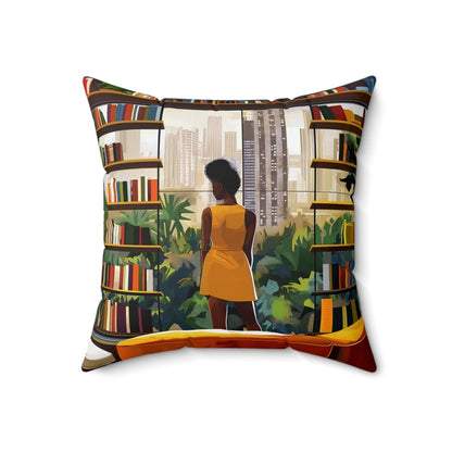 City Library Pillow - The Trini Gee