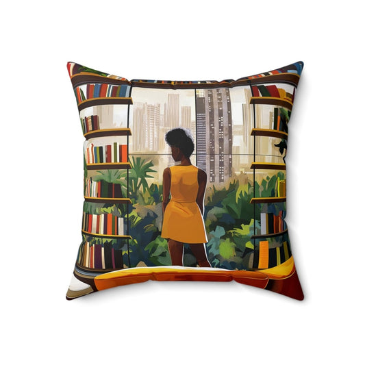 City Library Pillow - The Trini Gee