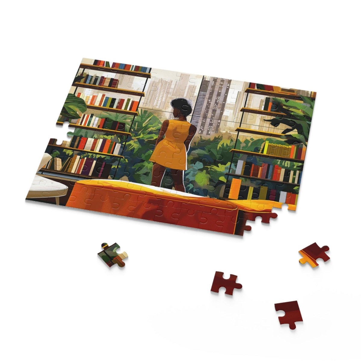 City Library Puzzle - The Trini Gee