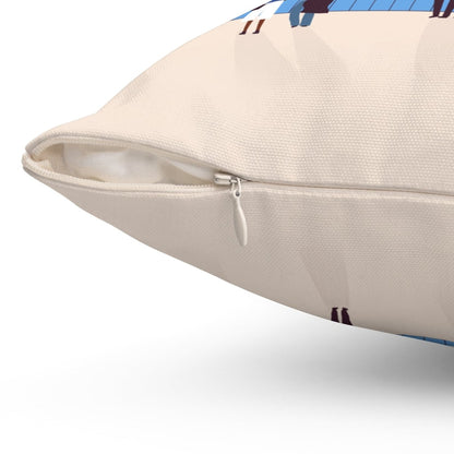 City Tourists Pillow - Afrocentric Art by The Trini Gee