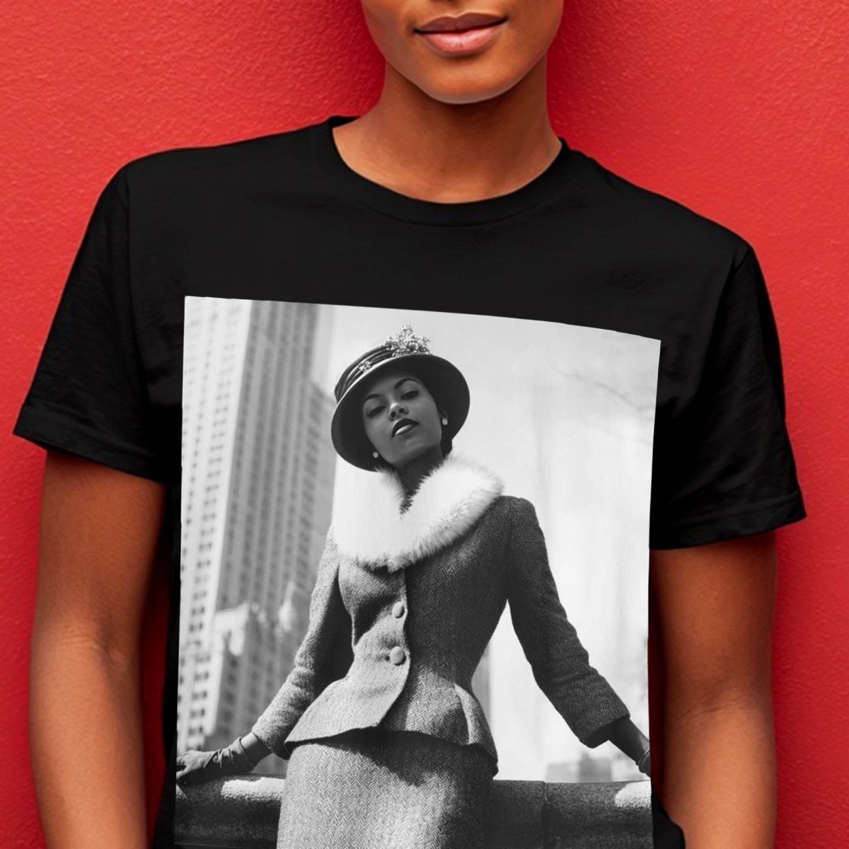 City Woman Glam Shirt - Afrocentric Art by The Trini Gee