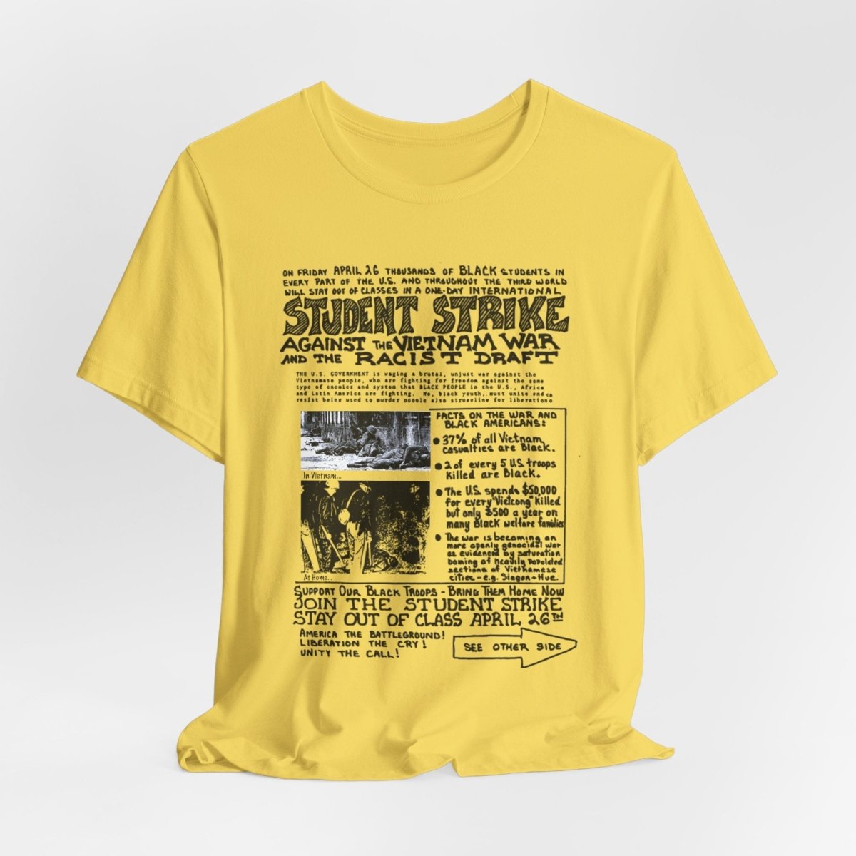 Civil Rights Student Strike Shirt - Afrocentric Art by The Trini Gee