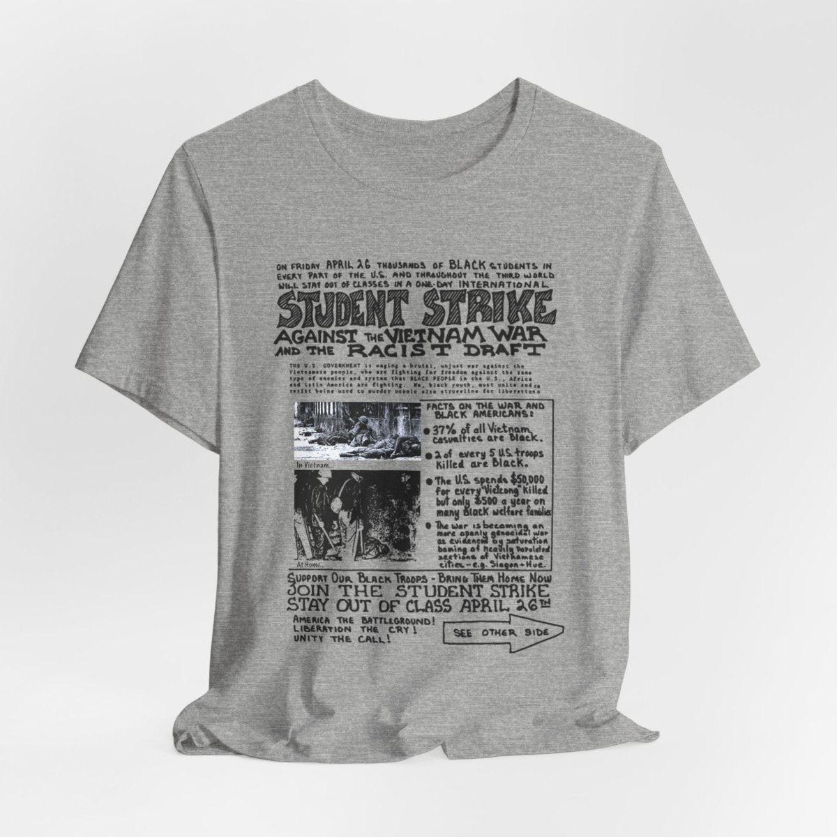 Civil Rights Student Strike Shirt - Afrocentric Art by The Trini Gee