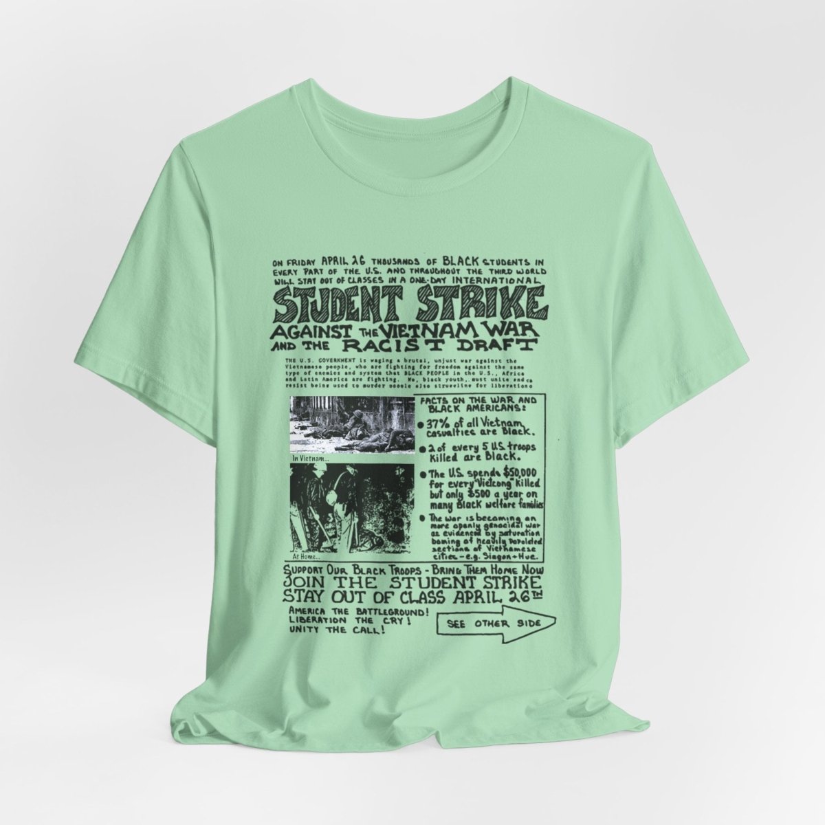 Civil Rights Student Strike Shirt - Afrocentric Art by The Trini Gee
