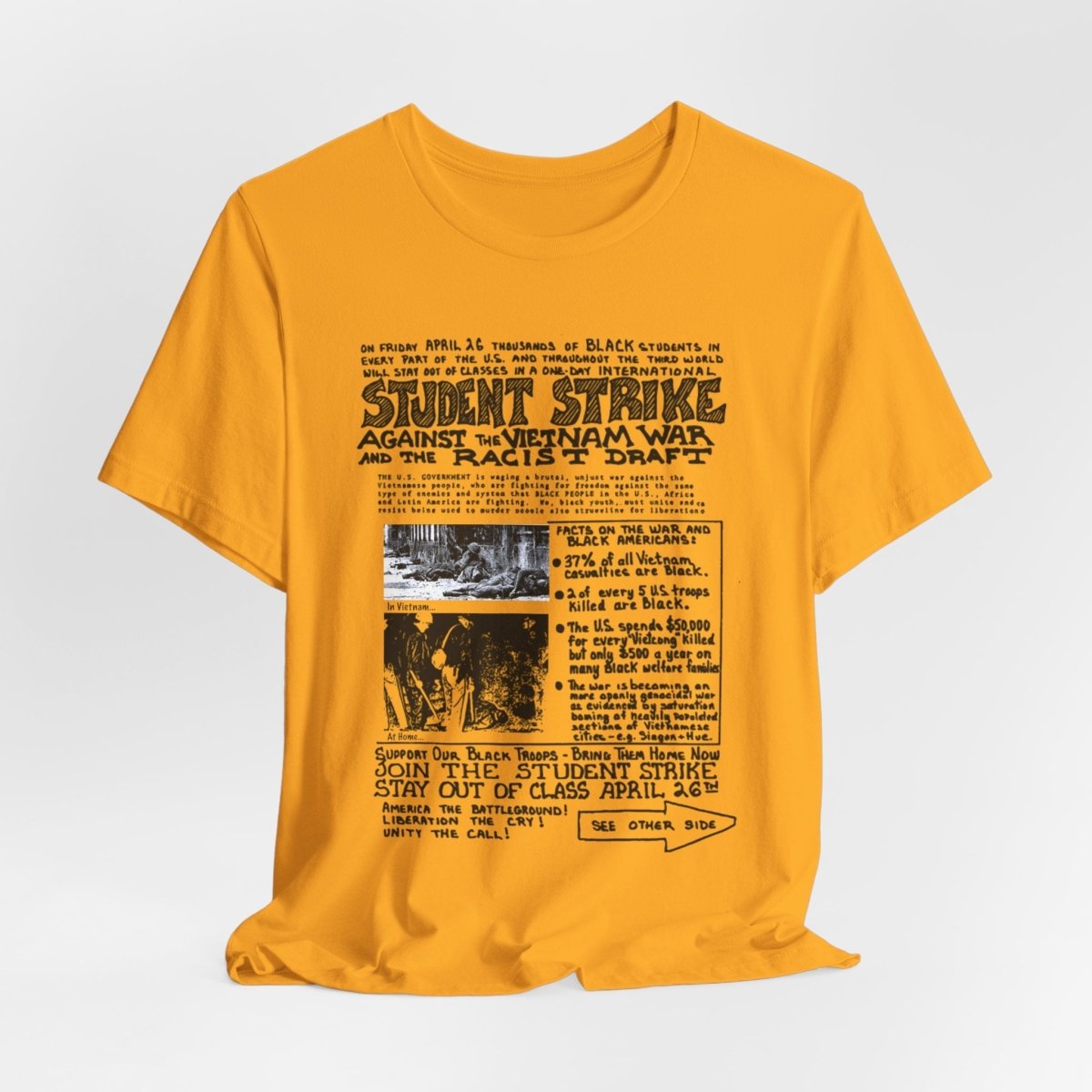 Civil Rights Student Strike Shirt - Afrocentric Art by The Trini Gee