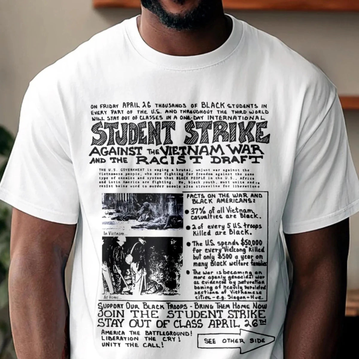 Civil Rights Student Strike Shirt - Afrocentric Art by The Trini Gee