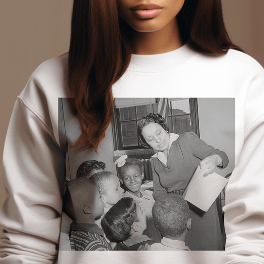 Class Teacher Sweatshirt - Afrocentric Art by The Trini Gee