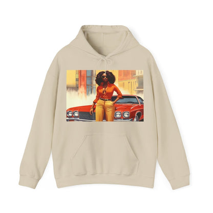 Classic Car Hoodie - Afrocentric Art by The Trini Gee