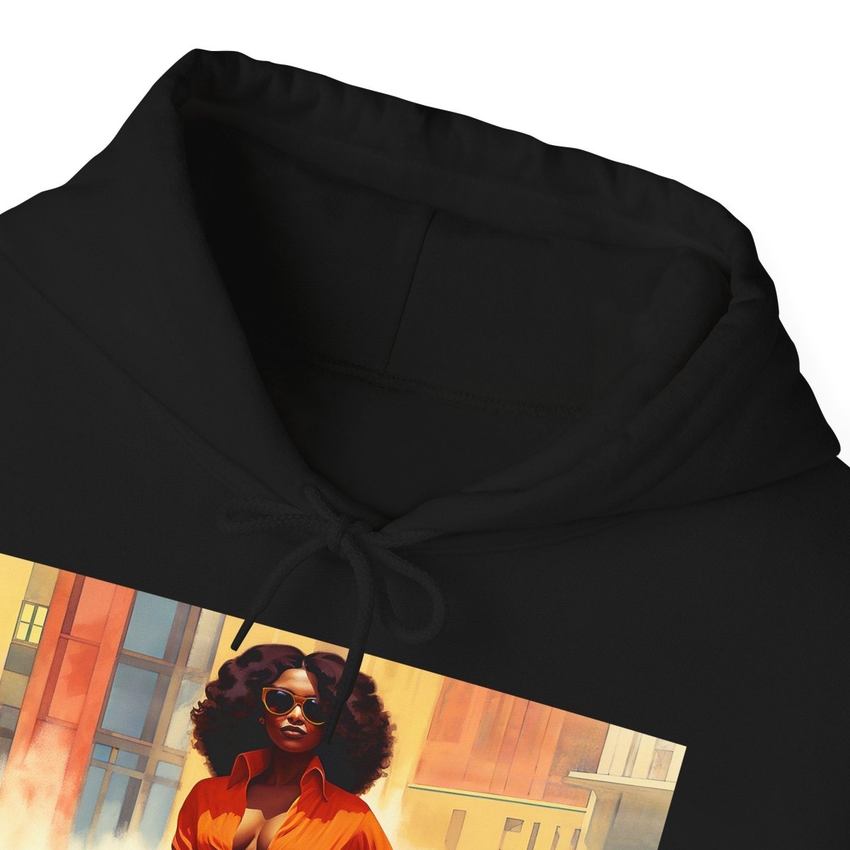 Classic Car Hoodie - Afrocentric Art by The Trini Gee