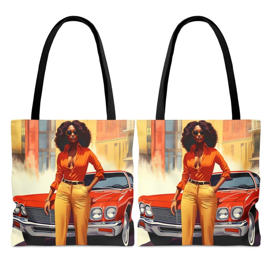 Classic Car Tote Bag - The Trini Gee