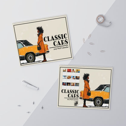 Classic Cars 2025 Wall Calendar - The Trini Gee