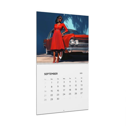 Classic Cars 2025 Wall Calendar - The Trini Gee