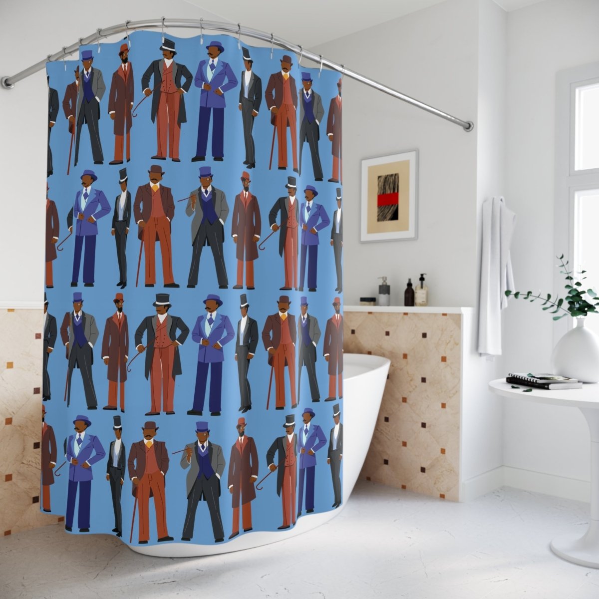 Classic Men Shower Curtain - The Trini Gee