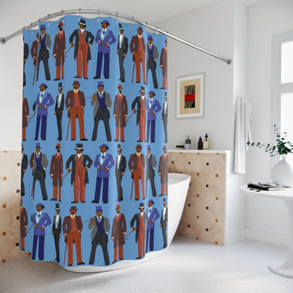 Classic Men Shower Curtain - The Trini Gee