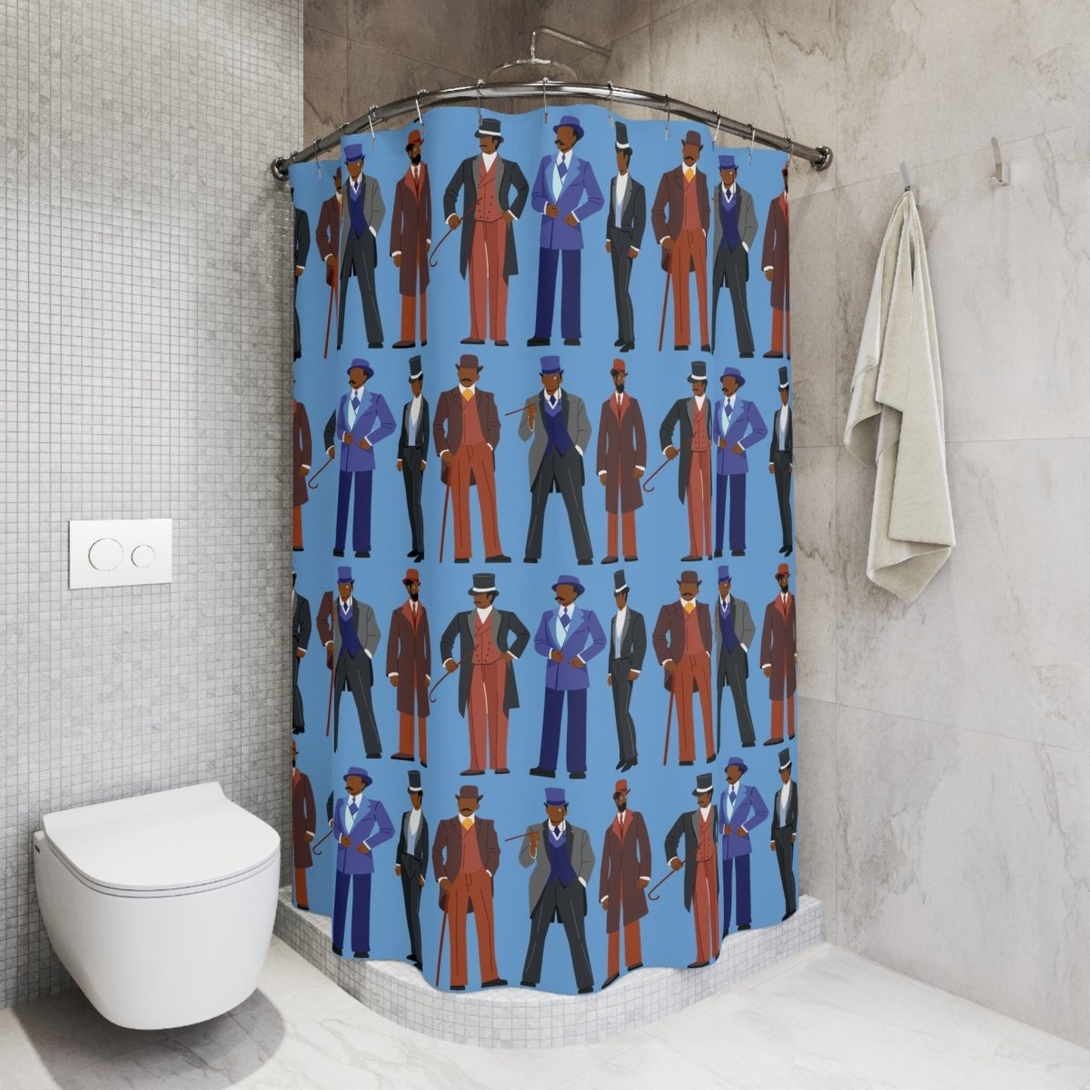 Classic Men Shower Curtain - The Trini Gee