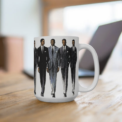 Classic Menswear Mug - Afrocentric Art by The Trini Gee
