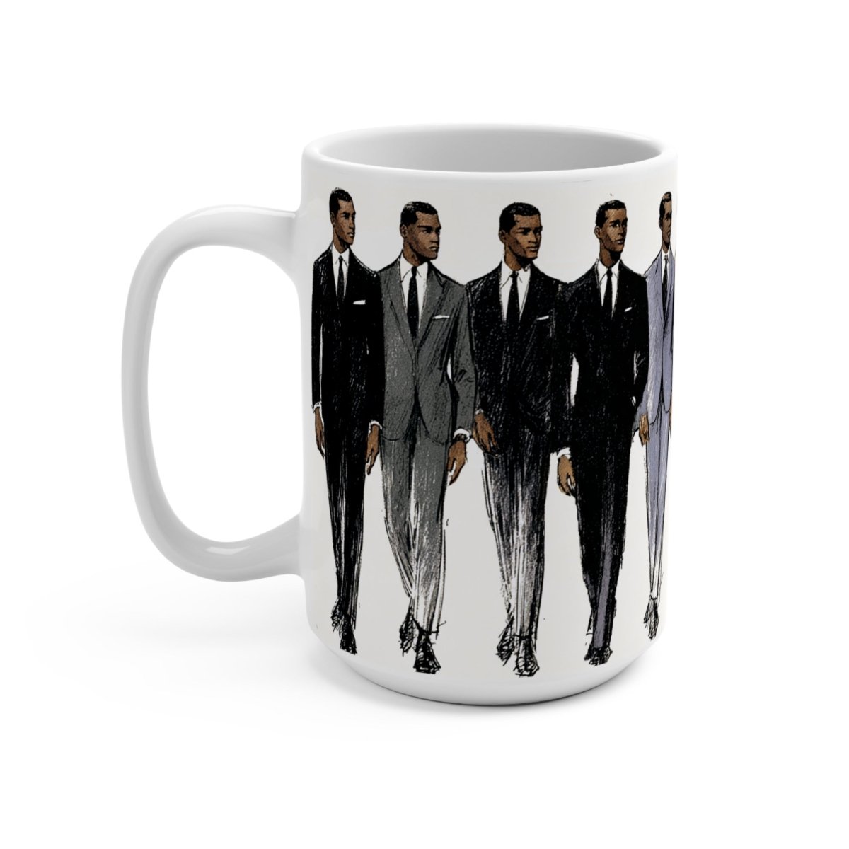 Classic Menswear Mug - Afrocentric Art by The Trini Gee