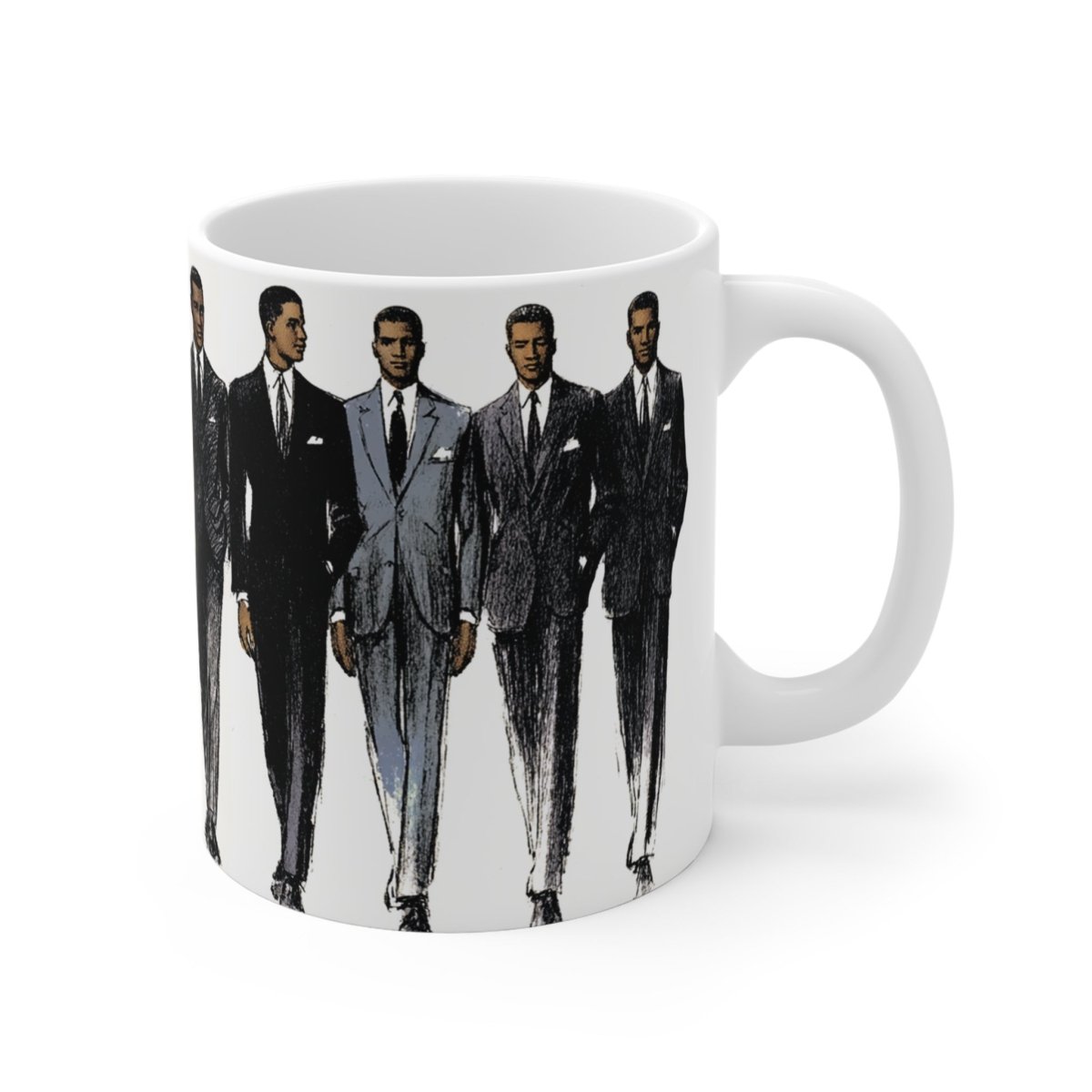Classic Menswear Mug - Afrocentric Art by The Trini Gee