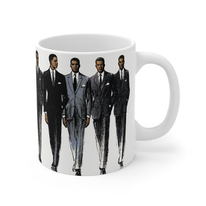 Classic Menswear Mug - Afrocentric Art by The Trini Gee